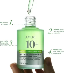 Sérum antiacné con ácido azelaico 10+ y ácido hialurónico