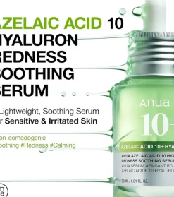 Sérum antiacné con ácido azelaico 10+ y ácido hialurónico
