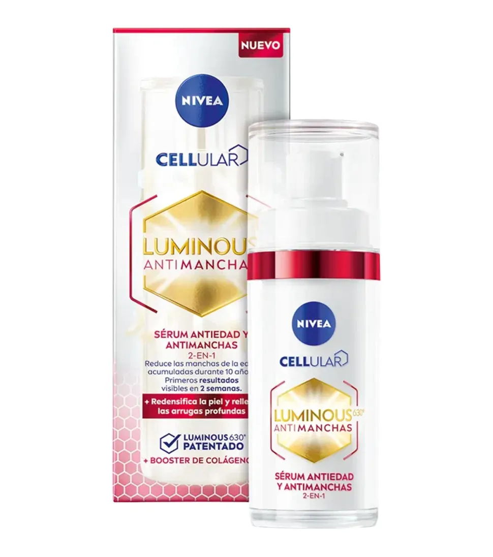 Sérum antiedad y antimanchas 2 en 1 Luminous 630