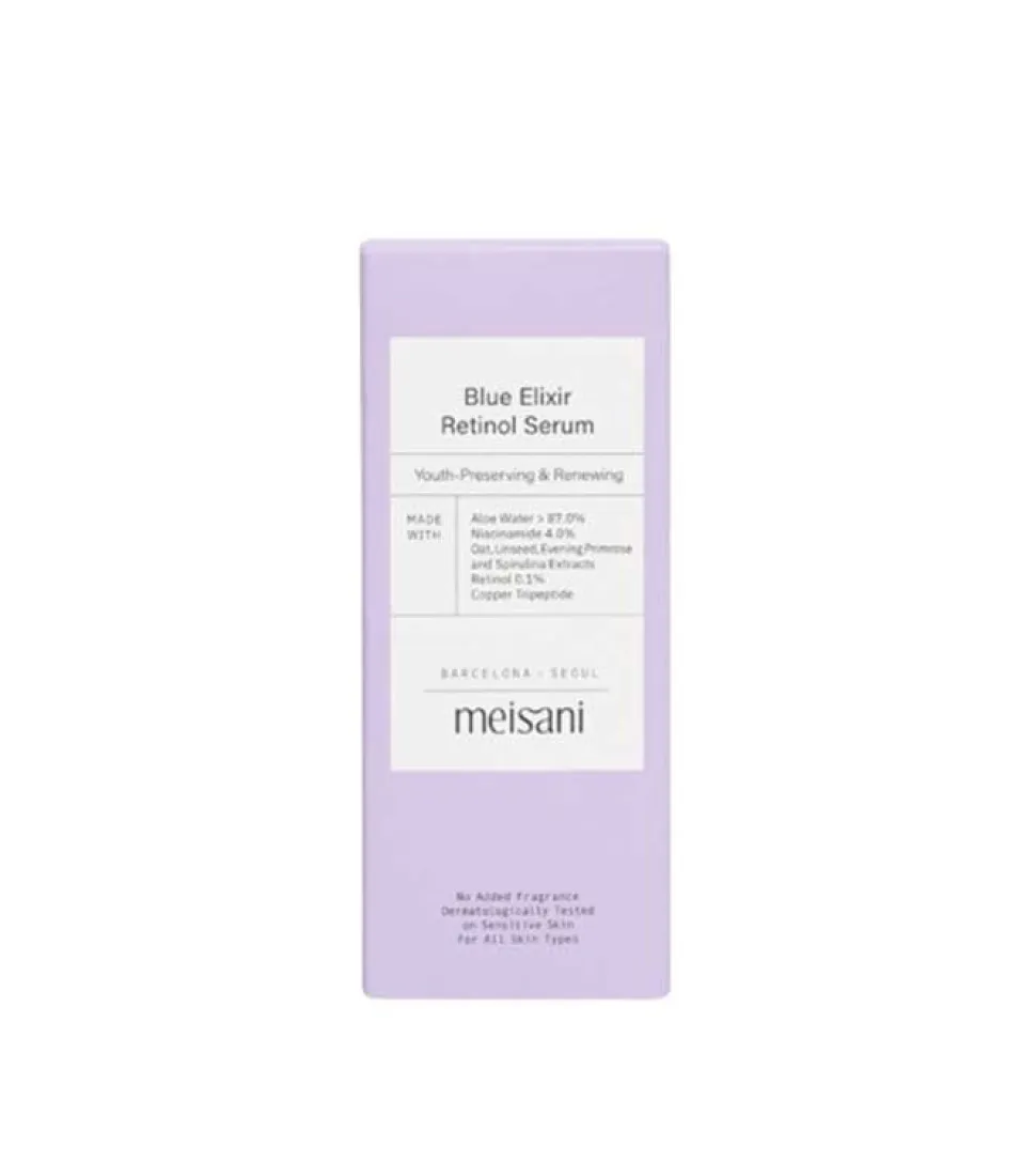 Sérum antiedad y renovador Retinol Blue Elixir