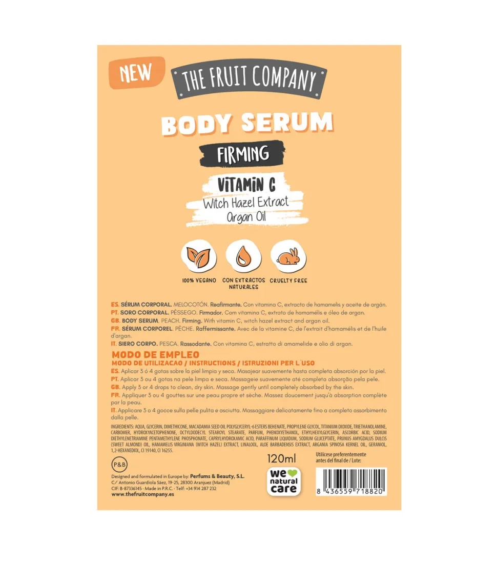 Sérum corporal vitamina C especial culete - Melocotón