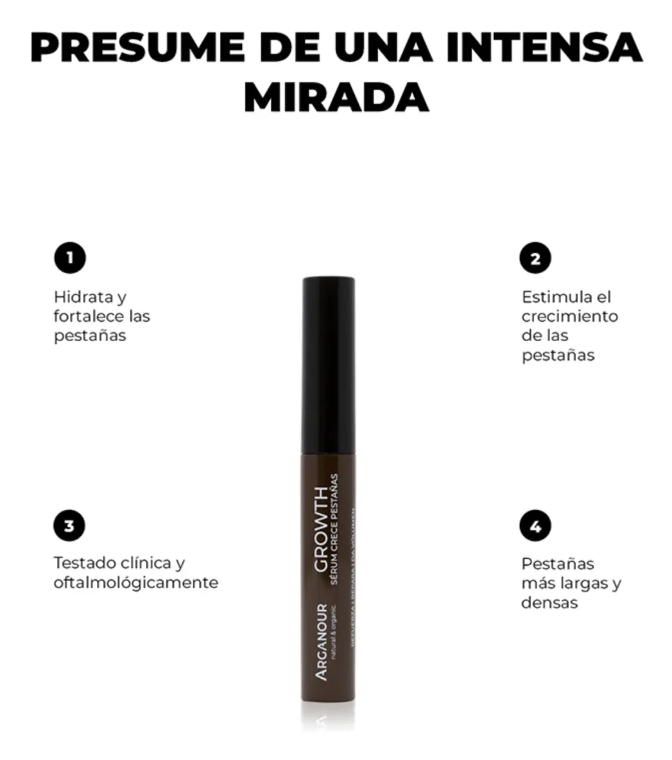 Sérum crece pestañas Growth