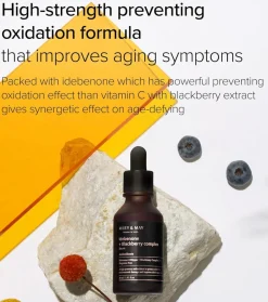 Sérum facial antiedad Idebenone + Blackberry Complex