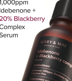 Sérum facial antiedad Idebenone + Blackberry Complex