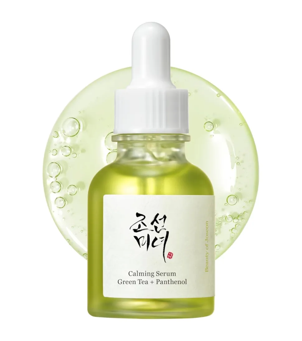 Sérum facial calmante de té verde + pantenol - 60ml