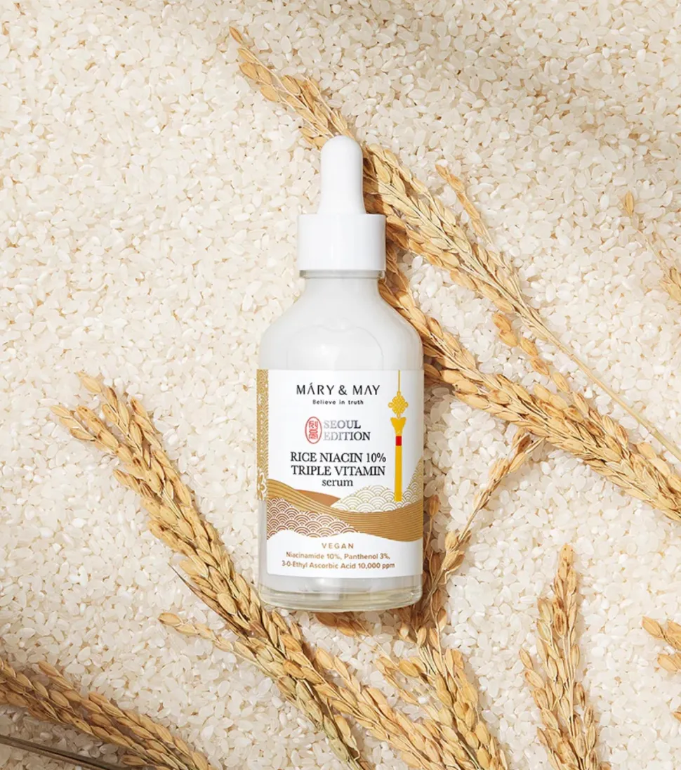 Sérum facial iluminador Rice niacin 10% Triple Vitamin Serum