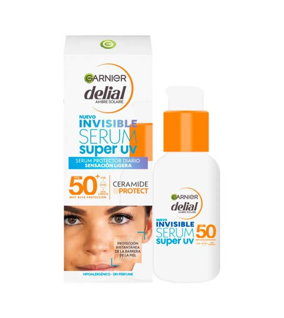 Sérum facial protector Delial Invisible Super UV SPF50+ Ceramide Protect