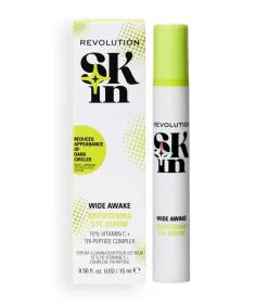 Sérum para el contorno de ojos con 10% de vitamina c y tri-péptidos Wide Awake