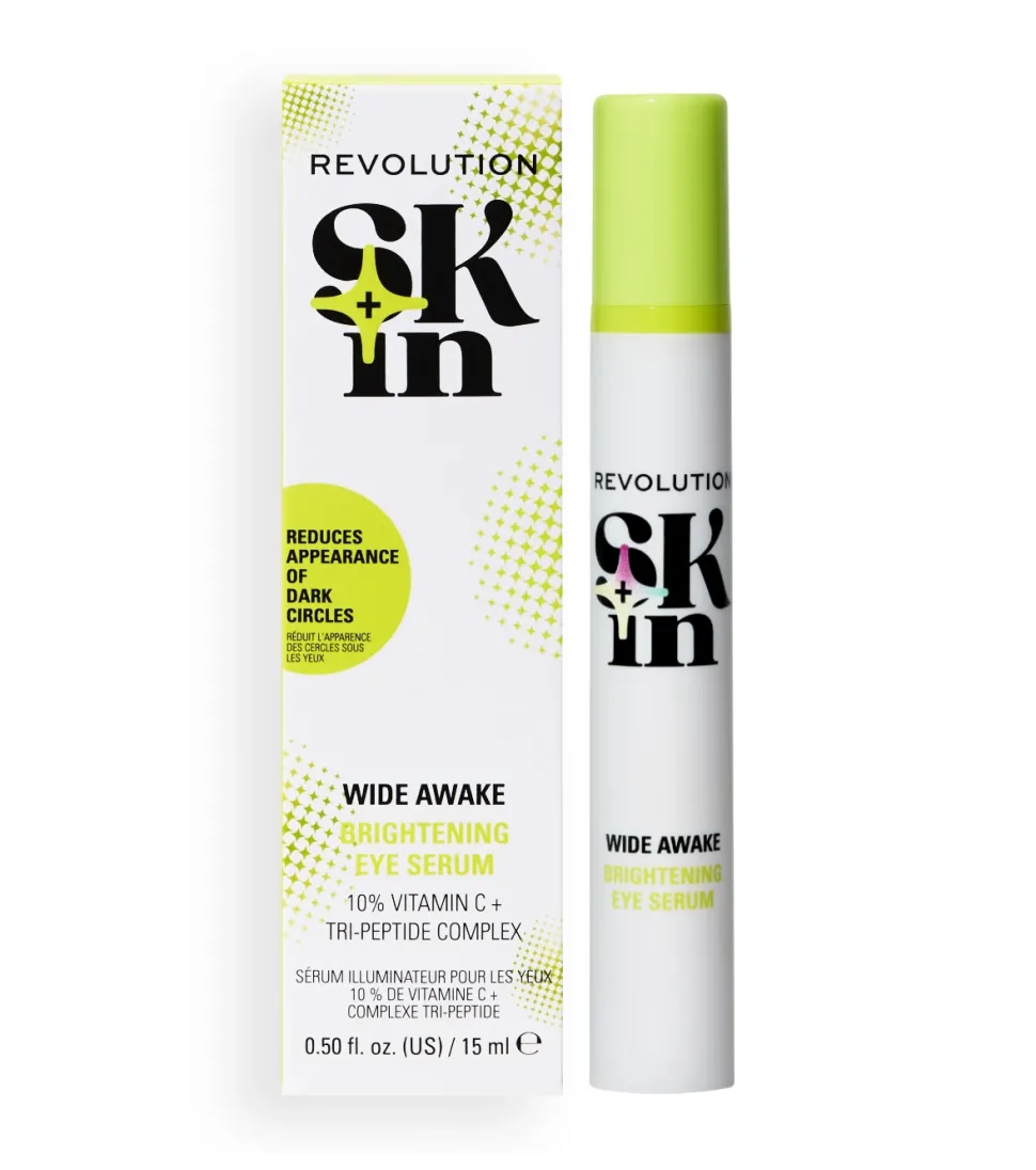 Sérum para el contorno de ojos con 10% de vitamina c y tri-péptidos Wide Awake