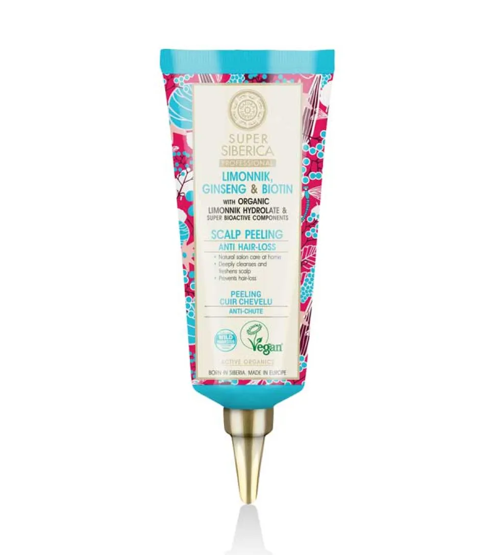 *Super Siberica* - Exfoliante capilar para todo tipo de cabello - Schizandra. ginseng y biotina