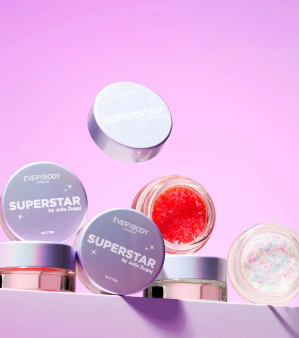 *Superstar* - Glitter en gel - Magic pink