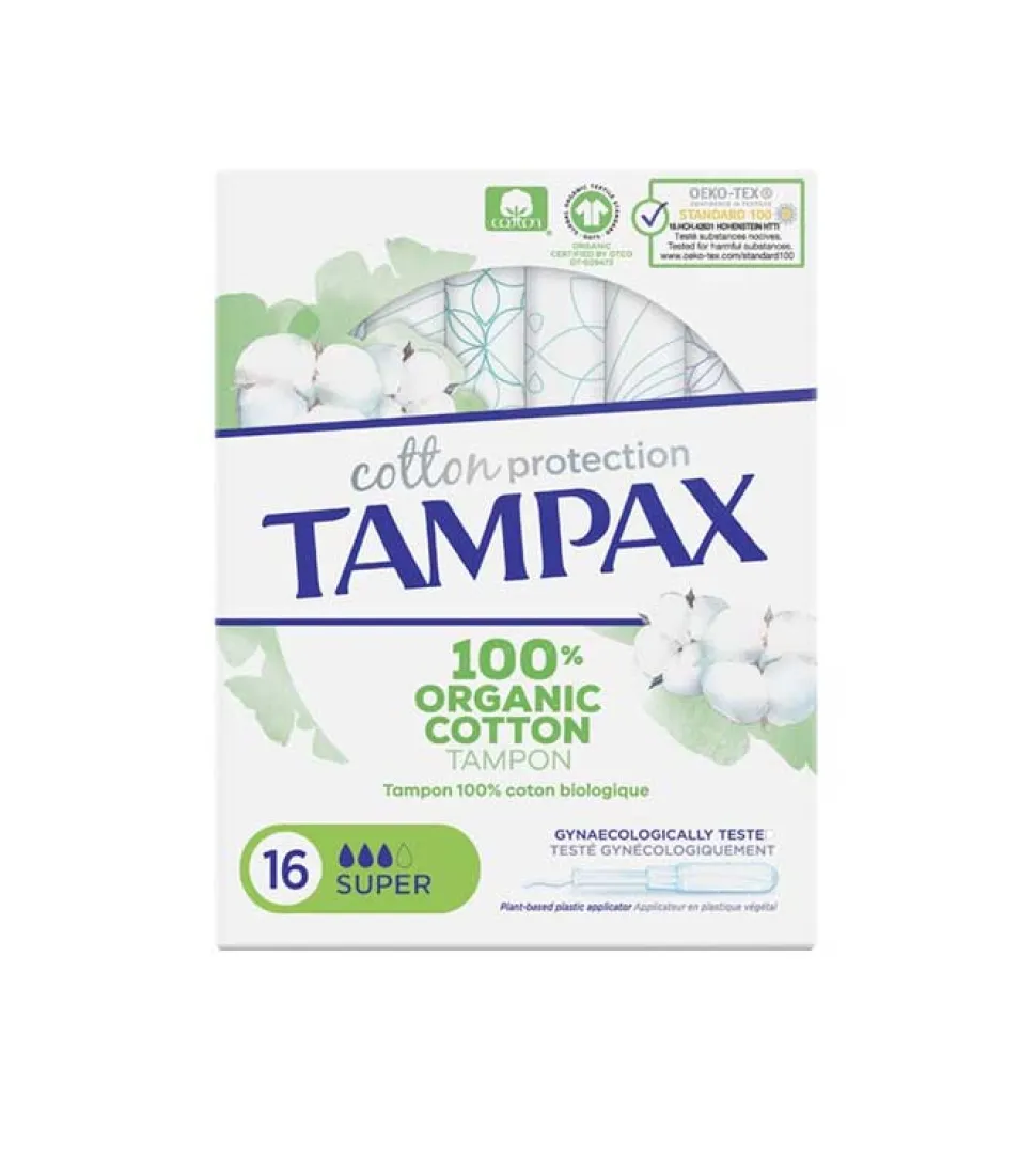 Tampones super Cotton Protection - 16 unidades