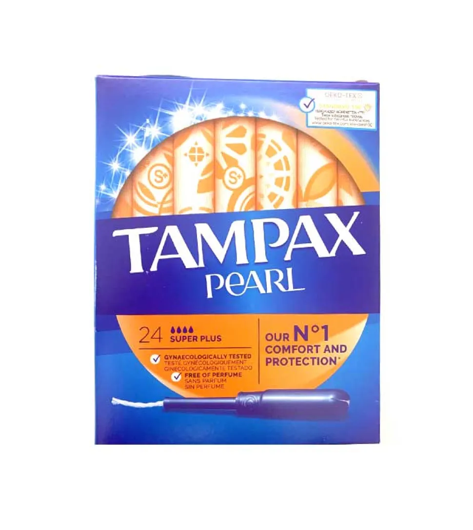 Tampones super plus Pearl - 24 unidades