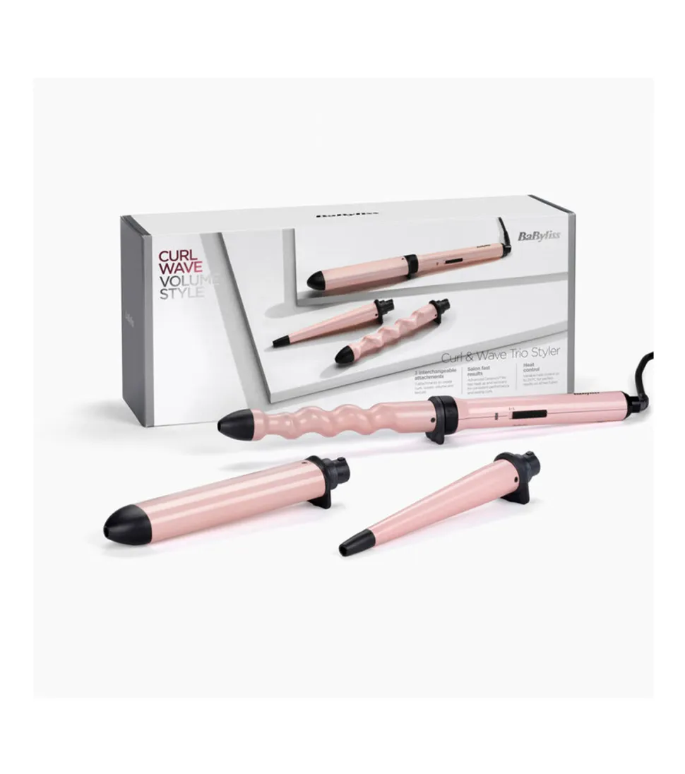Tenacillas Curl & Wave Trio