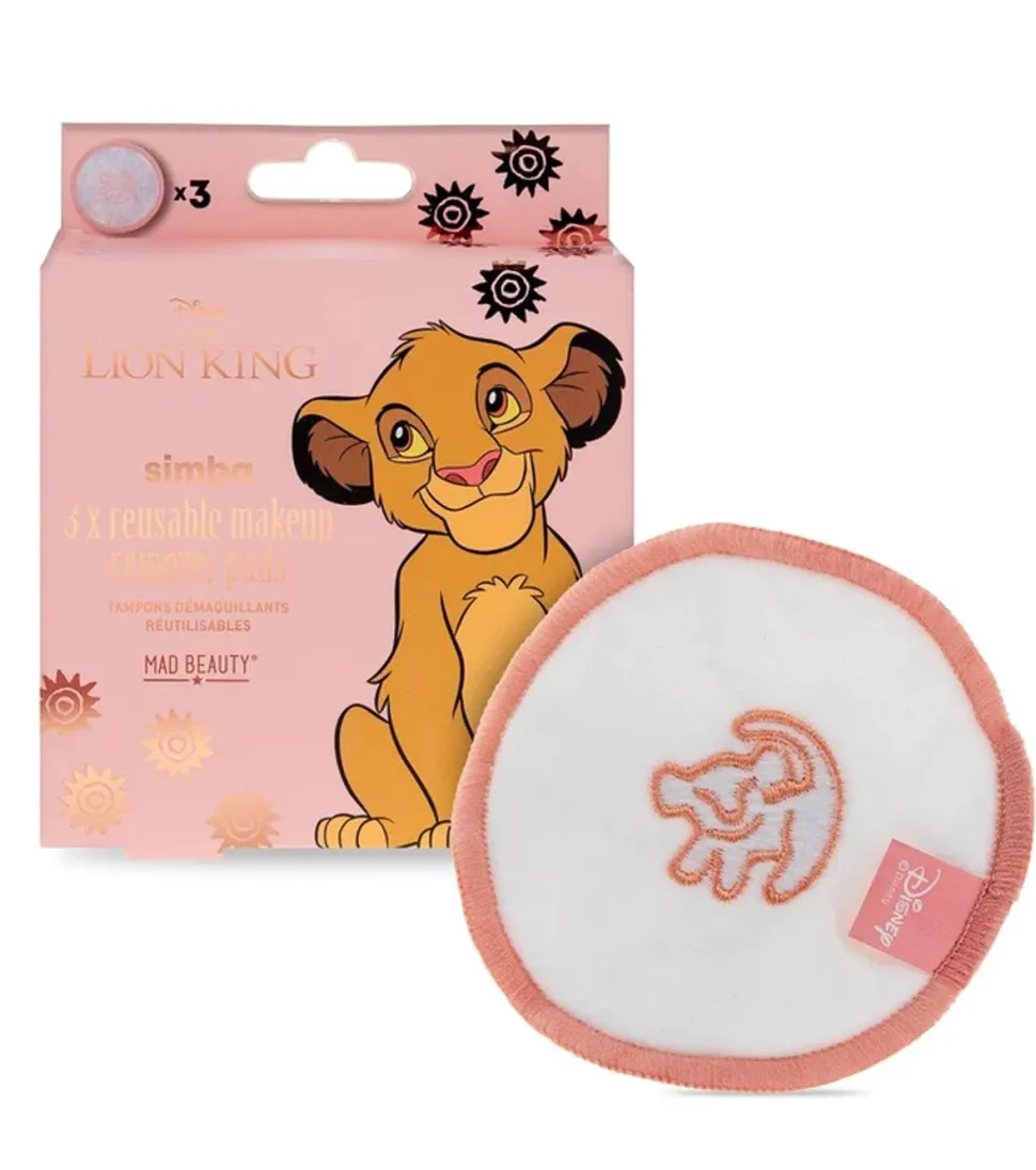 *The Lion King* - 3 discos desmaquillantes reutilizables
