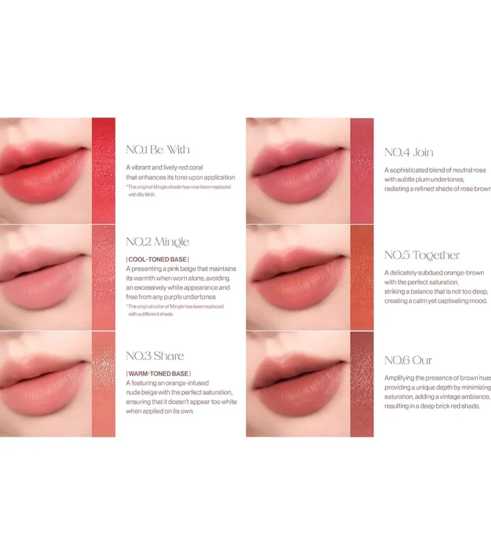Tinte labial de color mate Luv Hug Velvet Tint - 04: Join