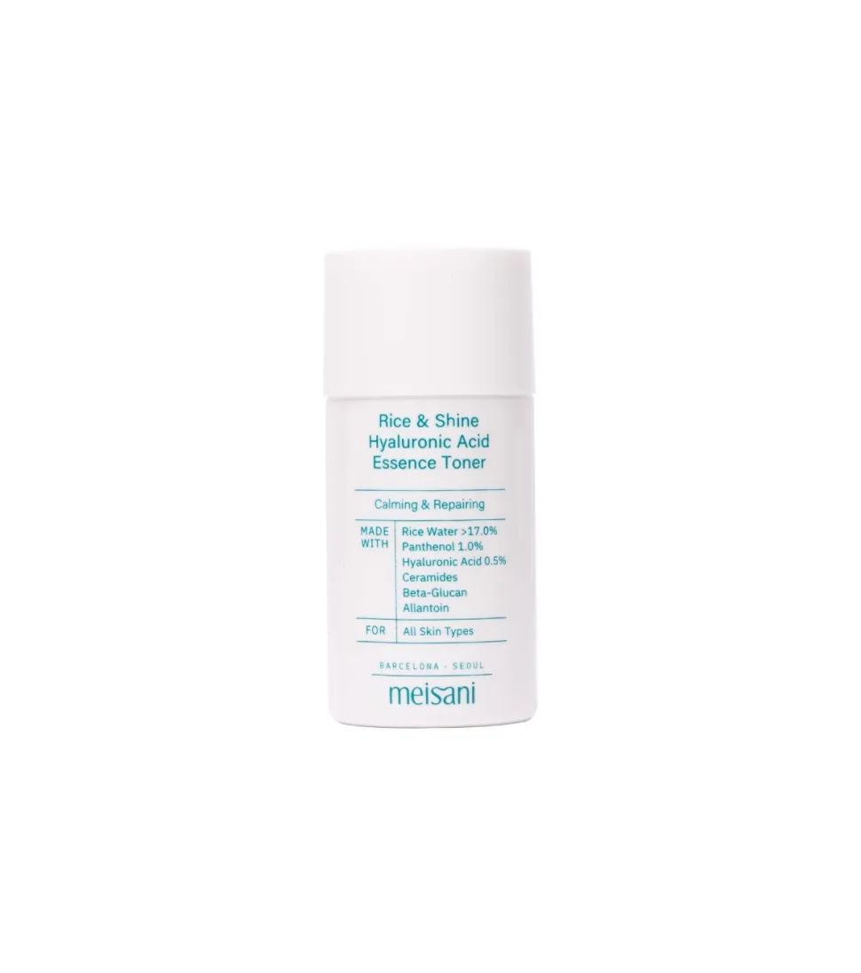 Tónico calmante y reparador Rice & Shine Hyaluronic Acid - Mini talla