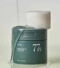 Tónico facial con 77% de Heartleaf formato pads