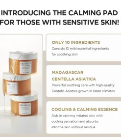 Tónico facial en formato almohadilla con Centella Asiática de Madagascar - 70 unidades