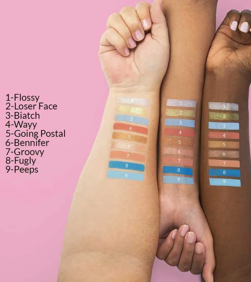 *Totally Plastic* - Mini paleta de sombras Iggy Azalea - Blue fur