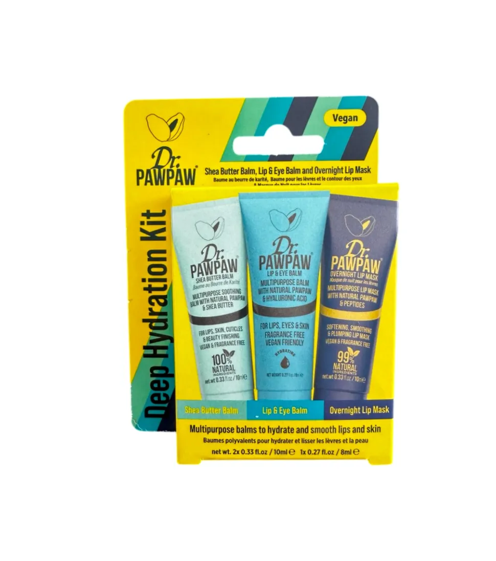 Trío de bálsamos labiales - Deep Hydration Kit