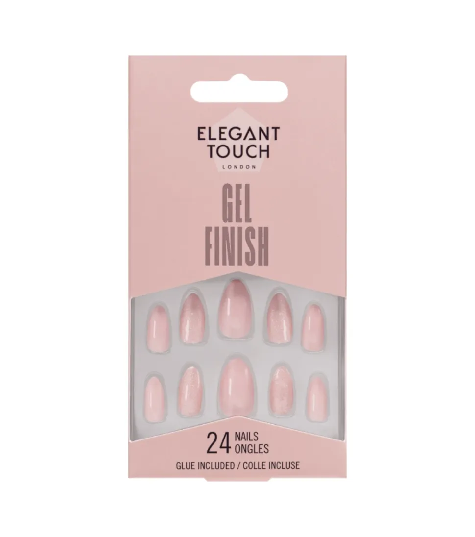 Uñas Postizas Gel Finish - Champagne Sparkler