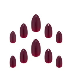 Uñas Postizas Gel Finish - Cherry Pie