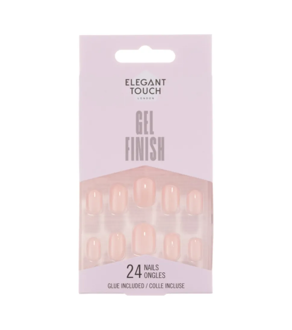 Uñas Postizas Gel Finish - Rose Fizz