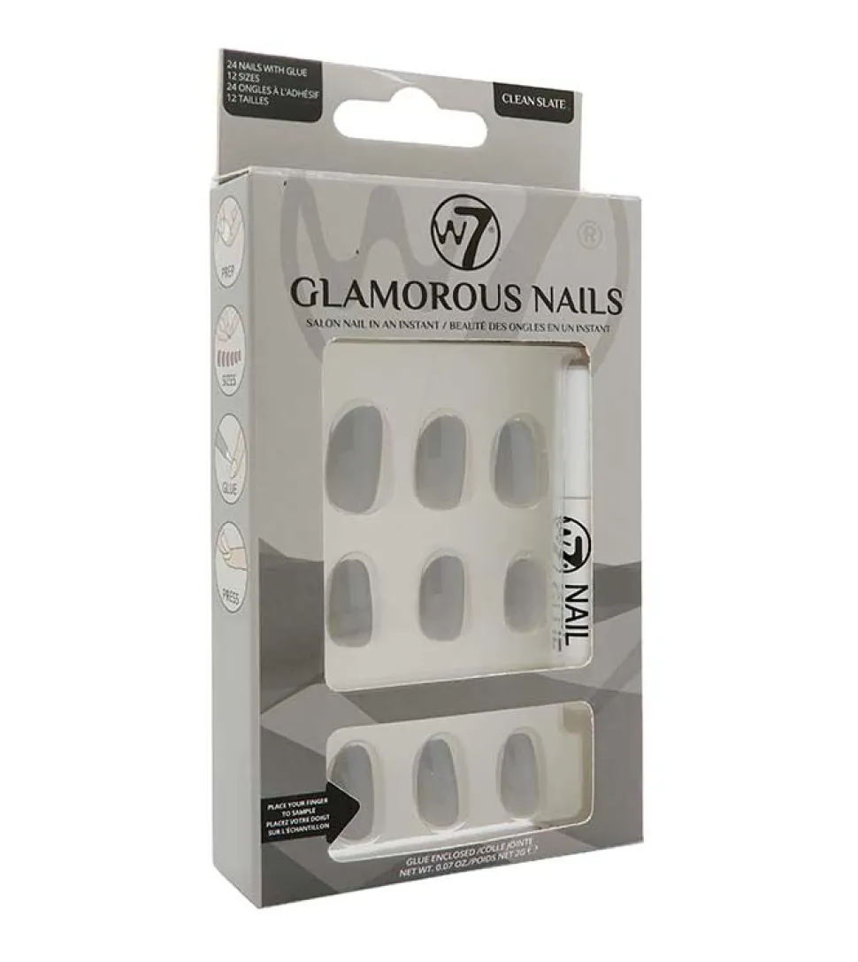 Uñas postizas Glamorous Nails - Clean Slate