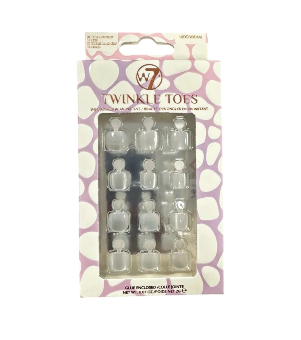 Uñas postizas para los pies Twinkle Toes - Moonbeam