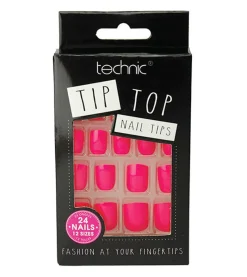 Uñas postizas Tip Top - Bright Pink