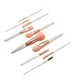 *Vegan Series* - Set 10 brochas de nanofibra - Rose Gold
