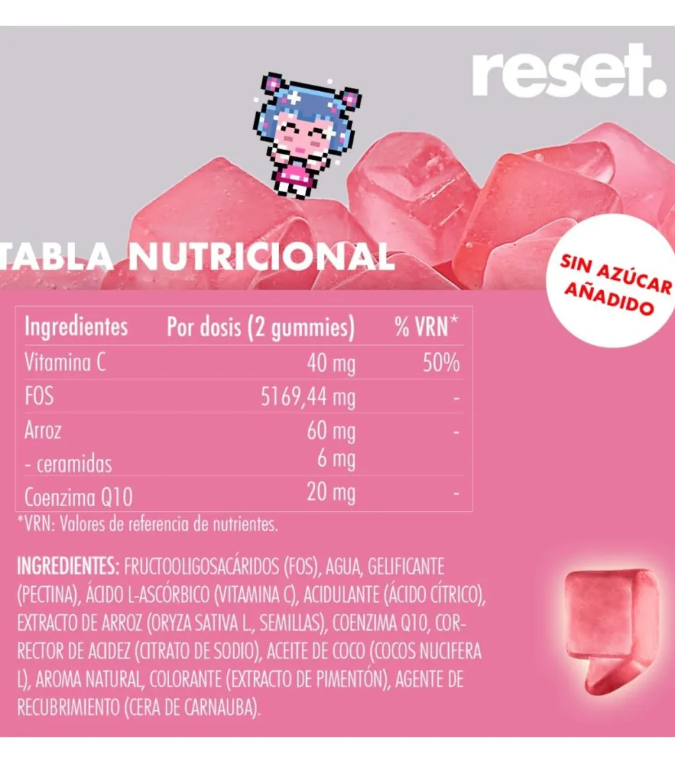 Vitaminas para la piel Skin Prebiotic Gummies