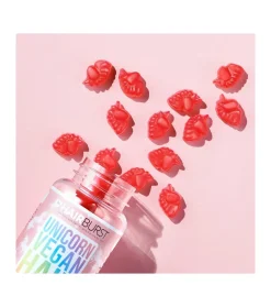 Vitaminas veganas masticables para cabello Unicorn