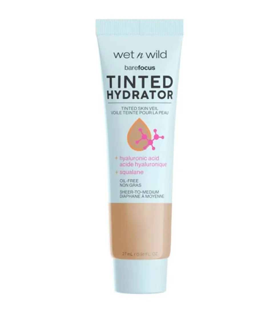 Wet N Wild - Base de maquillaje Bare Focus Tinted Hydrator - Medium Tan