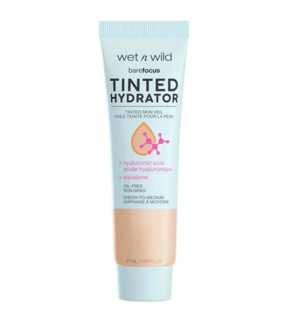 Wet N Wild - Base de maquillaje Bare Focus Tinted Hydrator - Light