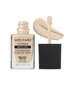 Wet N Wild - Base de maquillaje Photo Focus Matte - E363C: Nude Ivory