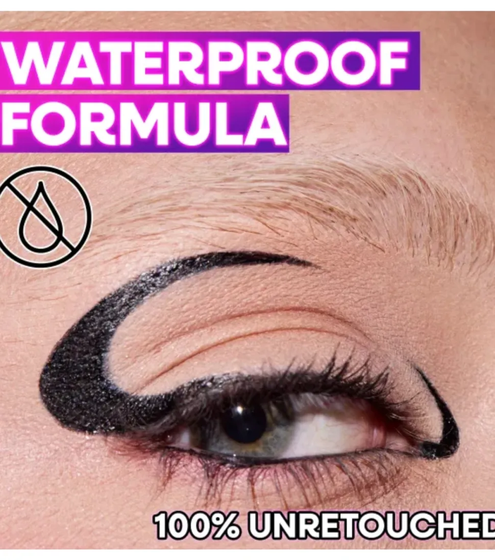 Wet N Wild - Delineador de ojos waterproof Wing Out - Ultra Black