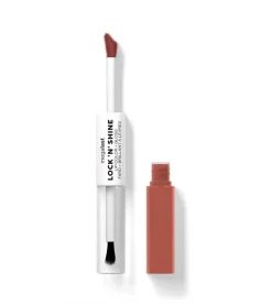 Wet N Wild - Dúo de labial y brillo Mega Last Lock ‘N’ Shine - Nude Illusion