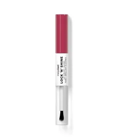 Wet N Wild - Dúo de labial y brillo Mega Last Lock ‘N’ Shine - LA Pink