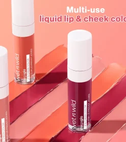 Wet N Wild - Tinte para labios y mejillas megaglow - Rosy Romance
