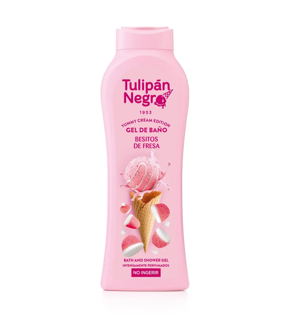 *Yummy Cream Edition* - Gel de baño 650ml - Besitos de Fresa