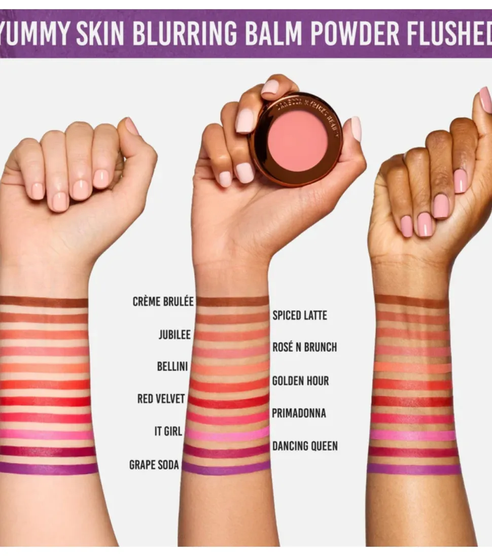 Yummy Skin Blurring Balm Powder Flushed - Rosé n brunch